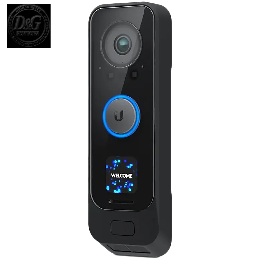 The G4 Doorbell Pro is a WiFi-enabled video doorbell equipped with a primary 5MP camera and a secondary 8MP package camera.