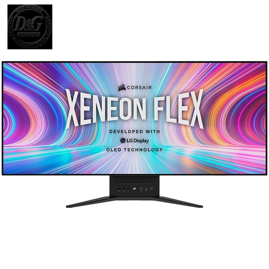 Corsair XENEON FLEX 45WQHD240 45-Inch OLED (3440 x1440), 240Hz Refresh Rate, Bendable Gaming Monitor, EAN: 0840006697138