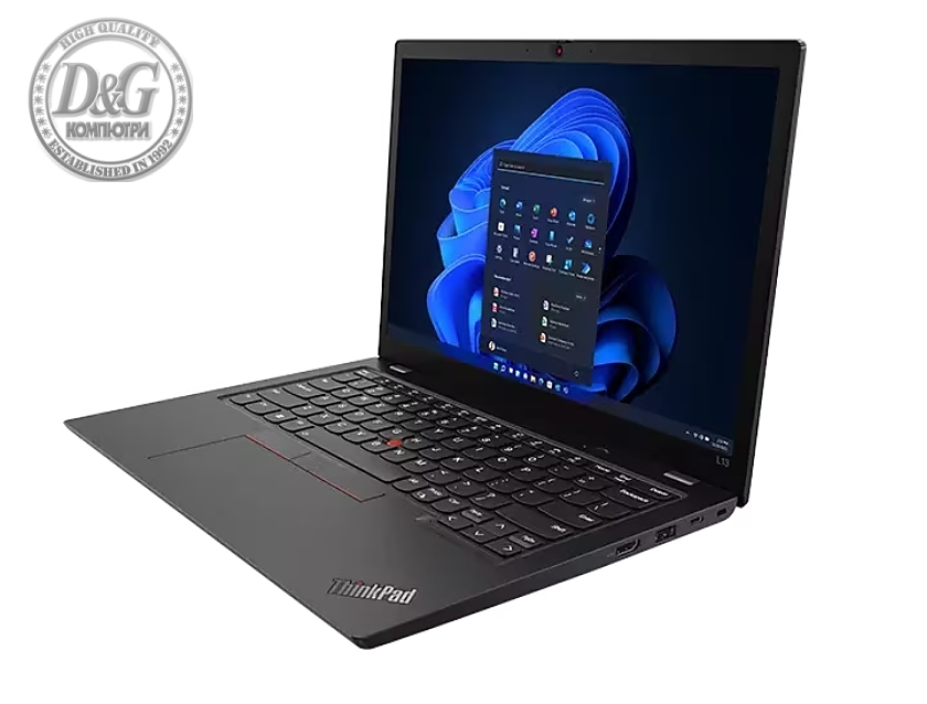 Lenovo ThinkPad L13 G4 Intel Core i5-1335U (up to 4.6GHz, 12MB), 16GB LPDDR5 4800MHz, 512GB SSD, 13.3" WUXGA (1920x1200) IPS AG, Intel Iris Xe Graphics, FHD&IR Hybrid Cam, Backlit KB, WLAN, BT, SCR, FPR, Win11Pro, 3Y