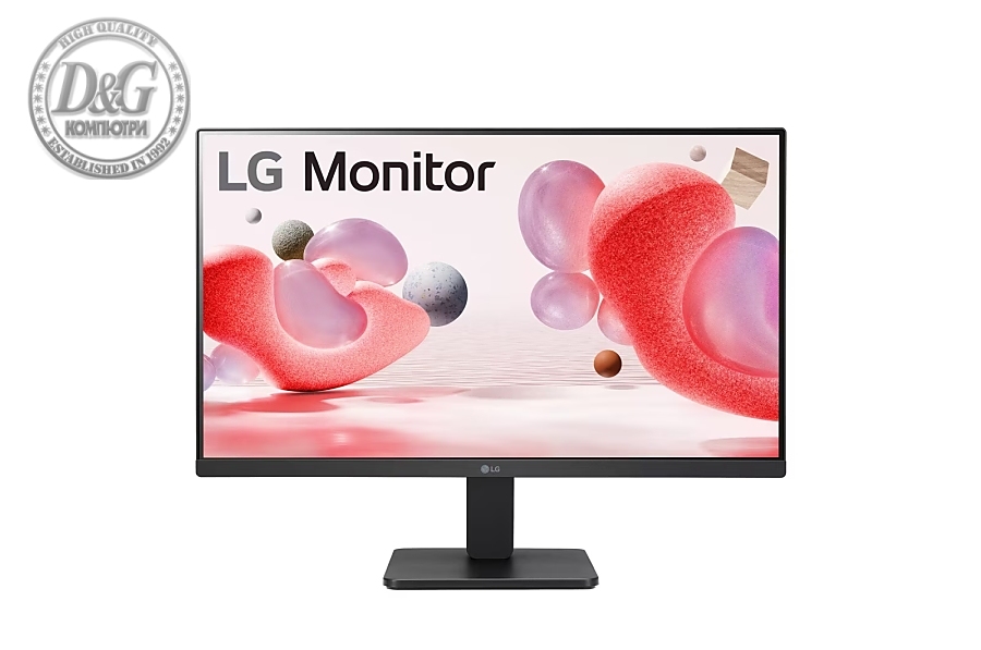 LG 24MR400-B, 23,8" IPS, 5ms (GtG at Faster), 100Hz, 1300:1, Dynamic Action Sync, 250 cd/m2, Full HD 1920x1080, AMD FreeSync, Eye-care, Reader Mode, D-Sub, HDMI, Tilt, Black