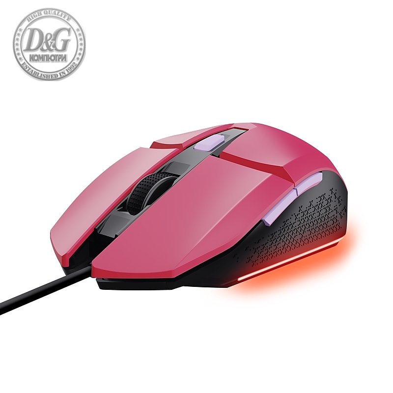 TRUST GXT109 Felox Gaming Mouse Pink