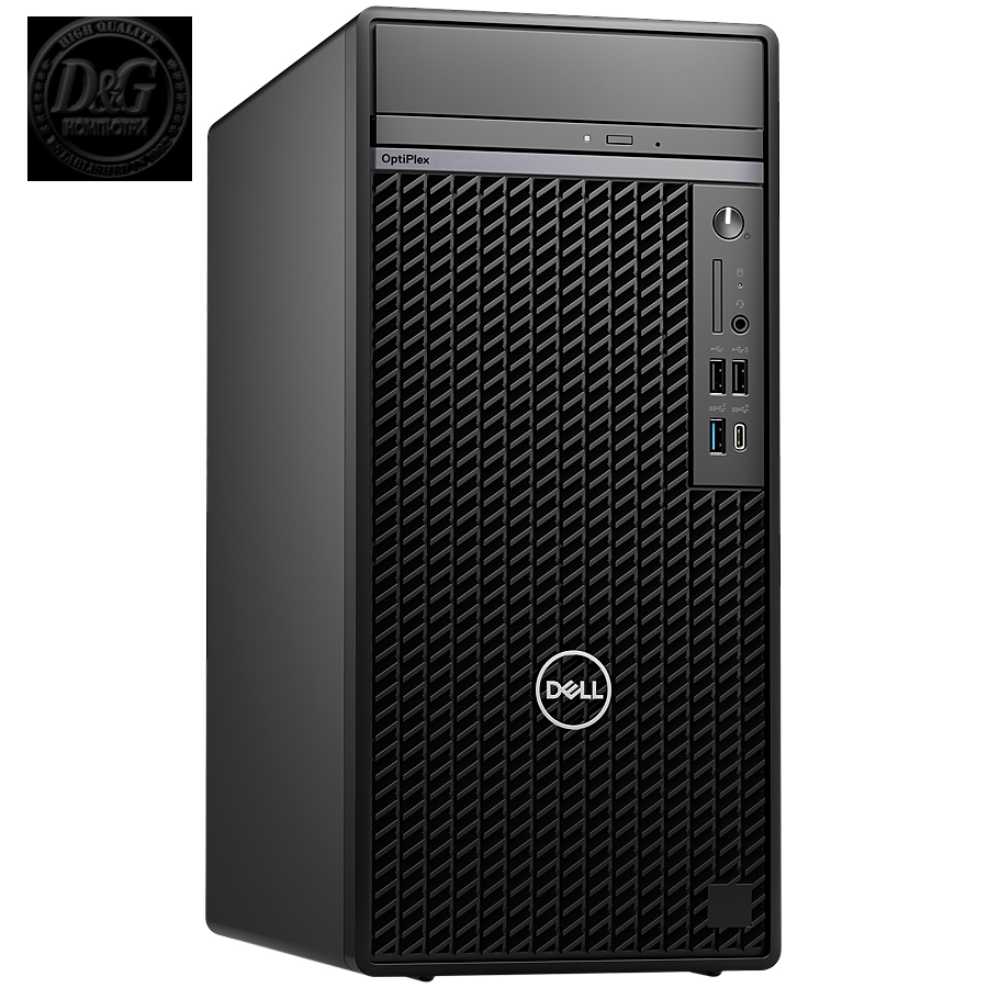 Dell OptiPlex 7010 Tower, Intel Core i3-13100 (4Cores, 12MB, 8T, 2.5GHz to 4.5GHz, 60W), 8GB (1x8GB) DDR4, 512GB SSD, Integrated Graphics, DVD+/-RW, Mouse + BG KBD, Ubuntu, 3Y ProSupport