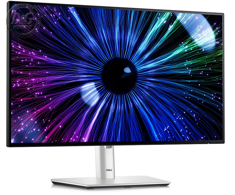 Dell U2424HE, 23.8" IPS Anti-Glare, UltraSharp InfinityEdge, 5ms, 1000:1, 250 cd/m2, FullHD 1920x1080, 120 Hz, 100% sRGB, HDMI, DisplayPort, USB-C Hub, USB 3.2 hub, RJ45, KVM ComfortView Plus, Height Adjustable, Pivot, Swivel, Tilt, Black