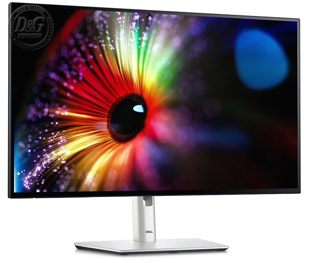 Dell U2724D, 27" IPS Anti-Glare, UltraSharp InfinityEdge, 5ms, 2000:1, 350 cd/m2, QHD 2560x1440, 120Hz, 100% sRGB, 98% DCI-P3, HDMI, DisplayPort, USB-C, USB 3.2, ComfortView Plus, Height Adjustable, Pivot, Swivel, Tilt, Black