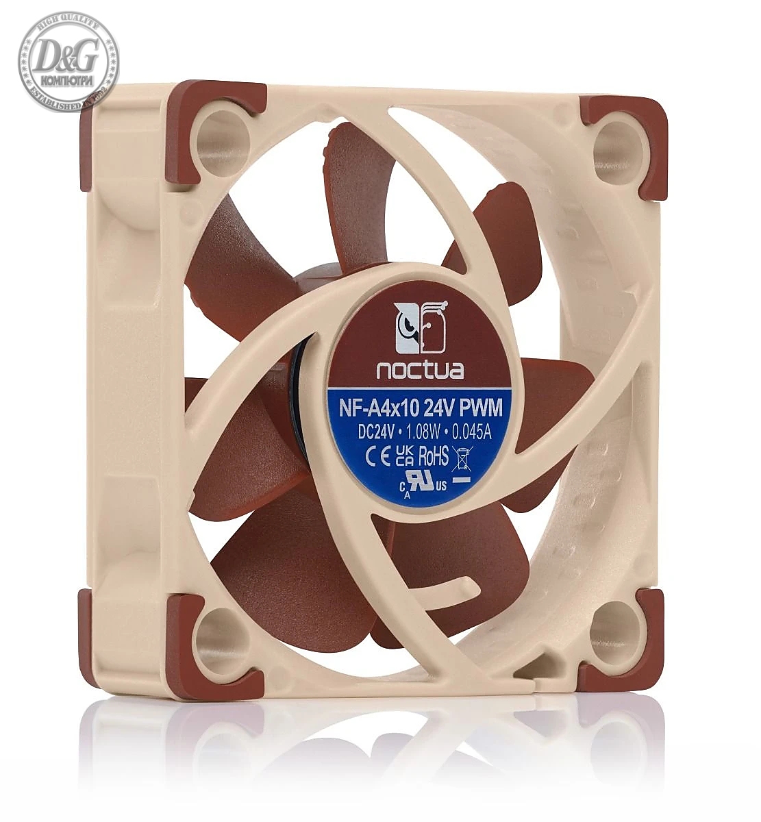 Noctua Вентилатор Fan 40x40x10mm 24V - NF-A4x10-24V-PWM