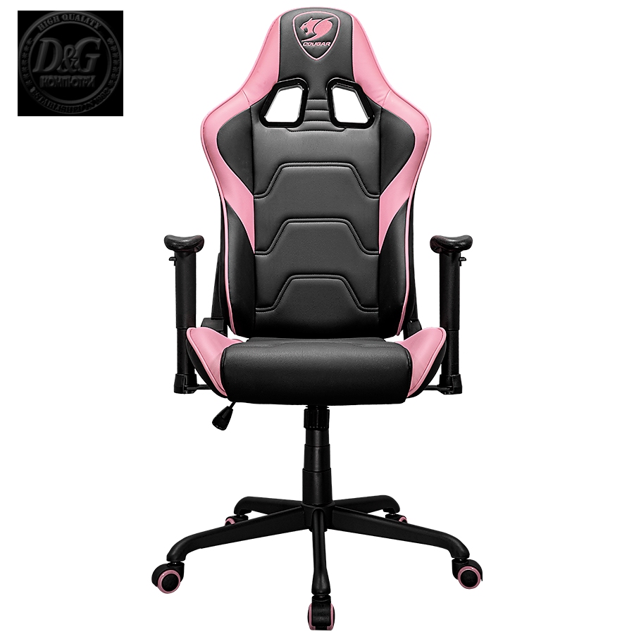 COUGAR Armor Elite Eva Gaming Chair, Adjustable Design, Breathable PVC Leather, Class 4 Gas Lift Cylinder, Full Steel Frame, 2D Adjustable Arm Rest, 160Вє Reclining, Adjustable Tilting Resistance