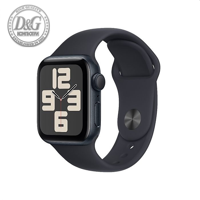 Apple Watch SE2 v2 GPS 40mm Midnight Alu Case w Midnight Sport Band - S/M