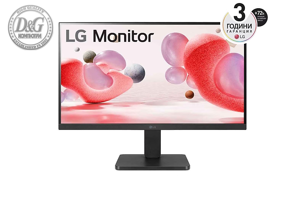 LG 22MR410-B, 21.45" VA, 5ms (GtG at Faster), 100Hz, 3000:1, Dynamic Action Sync, 250 cd/m2, Full HD 1920x1080, AMD FreeSync, Flicker Safe, Reader Mode, D-Sub, HDMI, Tilt, Black