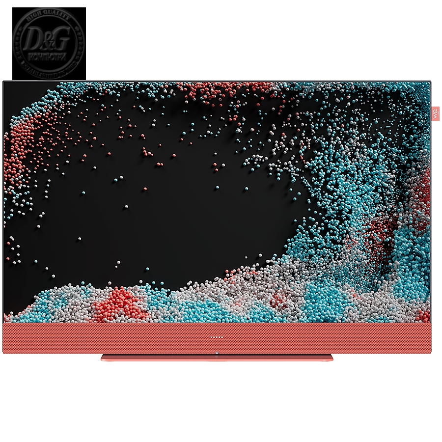 WE. SEE By Loewe TV 32'', Streaming TV, FullHD, LED HDR, Integrated soundbar, Coral Red