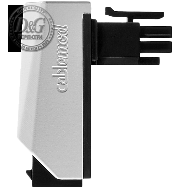 CableMod 12VHPWR 90 Degree Angled Adapter (Nvidia 4000 series) - Variant A - White