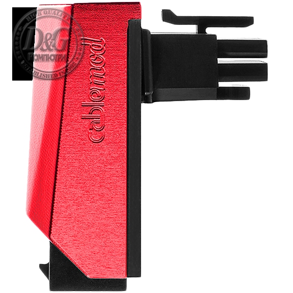 CableMod 12VHPWR 90 Degree Angled Adapter (Nvidia 4000 series) - Variant A - Red