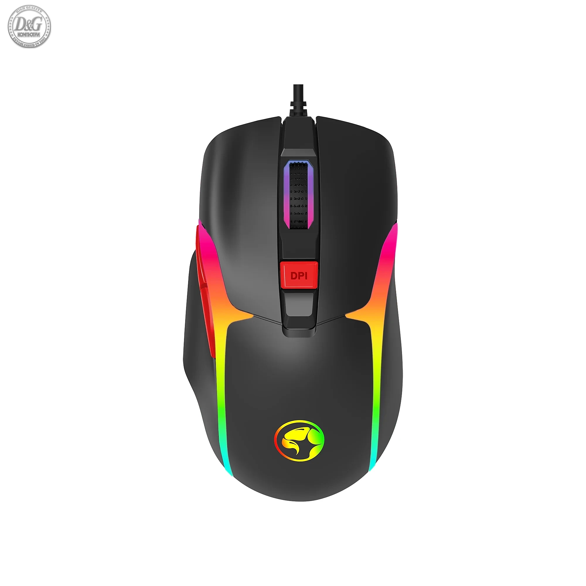 Marvo Геймърска мишка Gaming Mouse M360 RGB - 12800dpi, programmable, 1000Hz