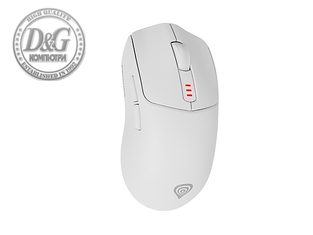 Genesis Wireless Gaming Mouse Zircon 500 10000Dpi White