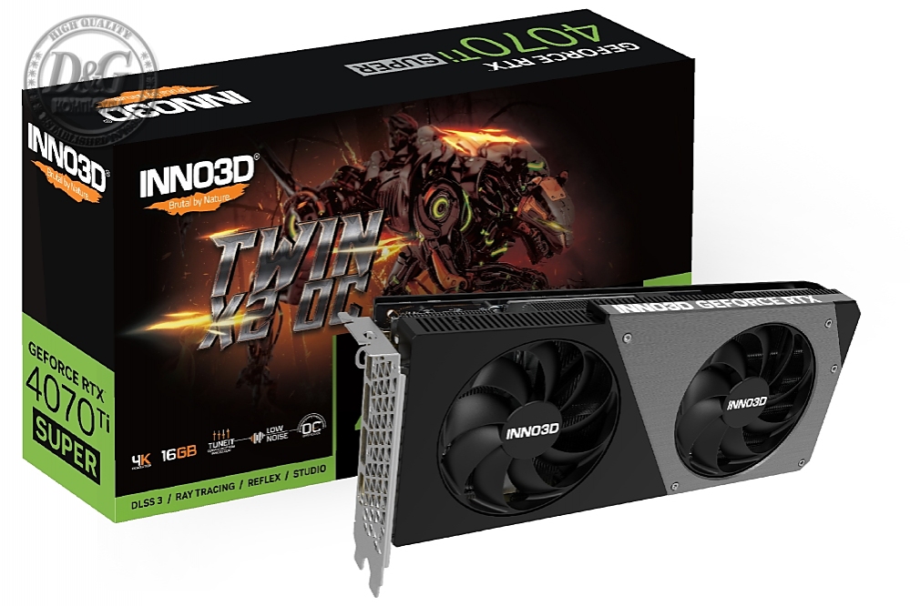 Inno3D GeForce RTX 4070 Ti Super 16GB GDDR6X X2 OC