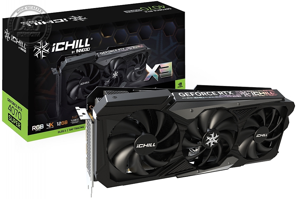 Inno3D GeForce RTX 4070 Super 12GB GDDR6X iChill X3