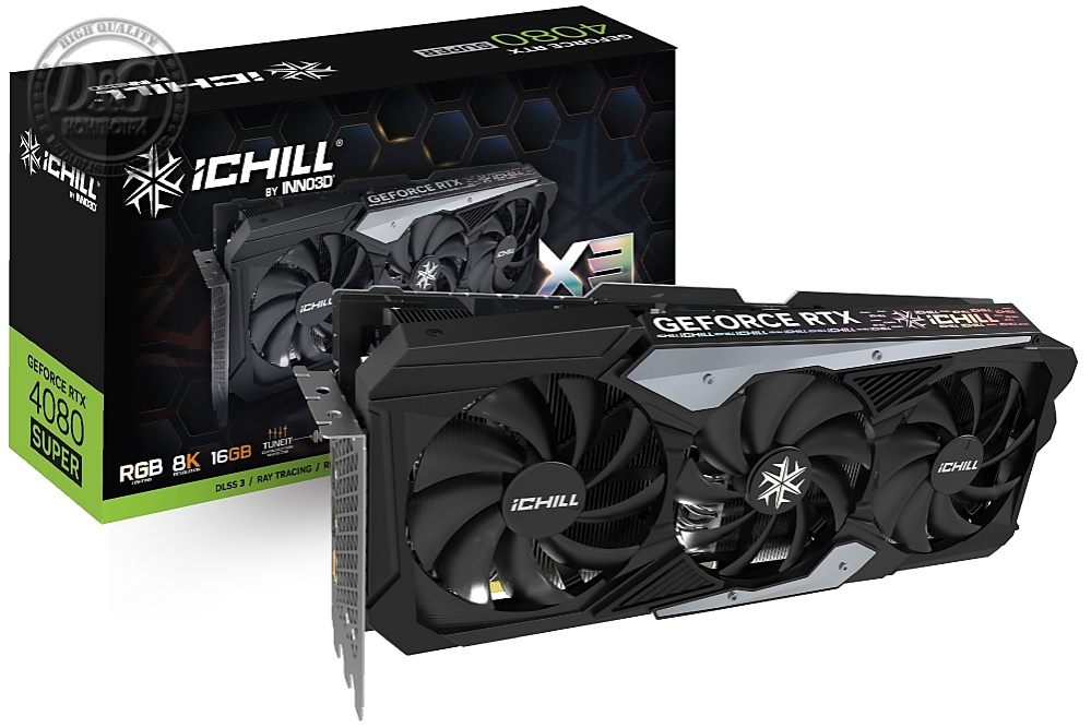 Inno3D GeForce RTX 4080 Super 16GB GDDR6X iChill X3