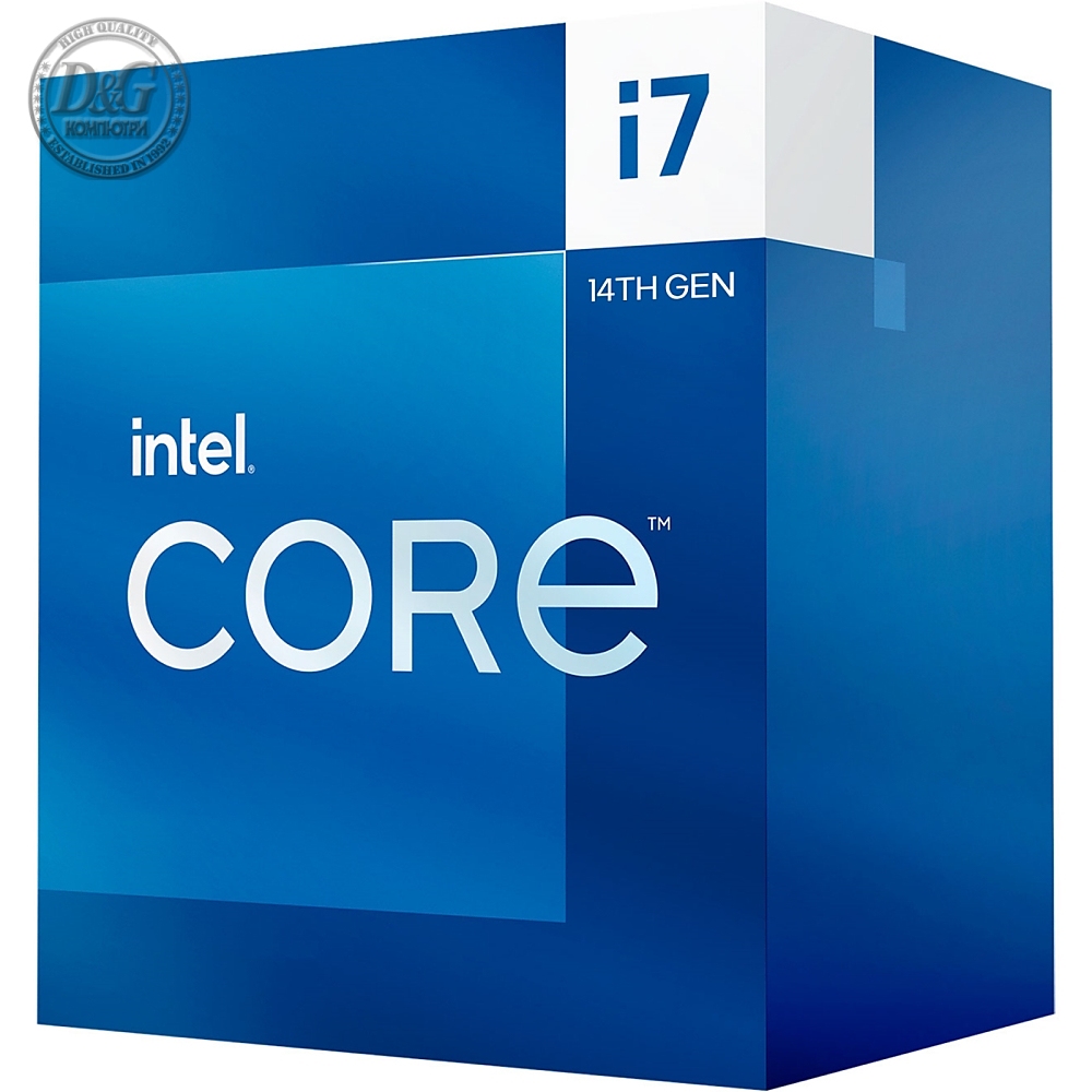 Intel Core i7-14700F 20C/28T (eC 1.5GHz / pC 2.1GHz / 5.4GHz Boost, 33MB, 65W, LGA1700)