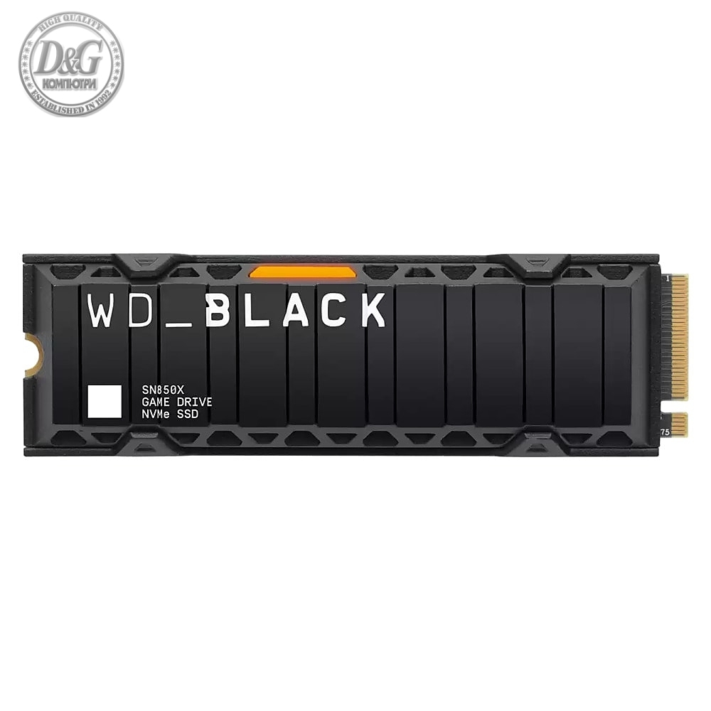 Western Digital Black SN850X 1TB Heatsink