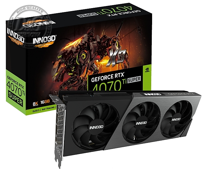 Inno3D GeForce RTX 4070 Ti Super 16GB GDDR6X X3 OC