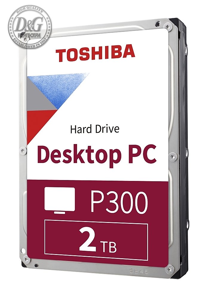 Toshiba P300 2TB ( 3.5", 256MB, 7200 RPM, SATA 6Gb/s )