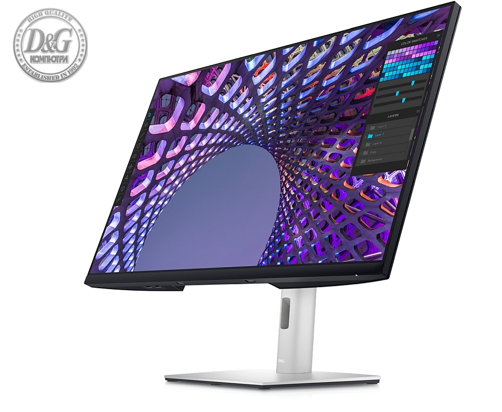 Dell P3223QE, 31.5" LED Anti-Glare, IPS Panel, 5ms, 1000:1, 350 cd/m2, 4K 3840x2160, 99% Srgb, HDMI, DP, USB Type-C, 4x USB 5 Gbps., RJ45, ComfortView Plus, 90W PD, Height Adjustable, Pivot, Swivel, Tilt, Black