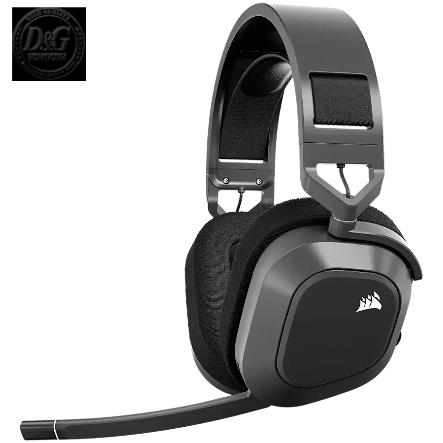 Corsair HS80 MAX Wireless Headset, Steel Gray - EU