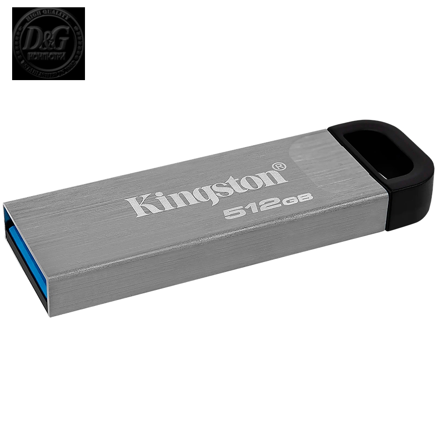 Kingston 512GB DataTraveler Kyson 200MB/s Metal USB 3.2 Gen 1, EAN: 740617328332