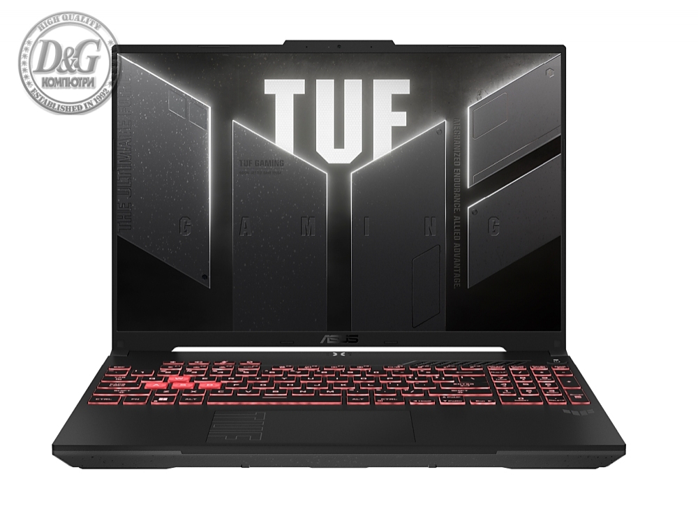 Asus TUF A16 FA607PV-N3021, AMD Ryzen 9 7845HX , 16" FHD+ (1920x1200)165Hz,16GB DDR5, 1TB M.2 ,SSD,RTX 4060 GDDR6, WiFi 6, Backlit Chiclet Keyboard 1-Zone RGB, no OS, Mecha Gray