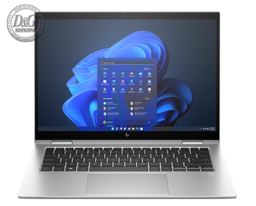 HP Elite x360 1040 G10, Core i7-1355U(up to 5GHz/12MB/10C), 14" FHD AG IPS 400nits Touch, 32GB on board, 1TB PCIe SSD, WiFi 6E + BT 5.3, Intel 5000 5G WWAN, Backlit Kbd, FPR, NFC, Smart Card Reader, 3C Batt, Win 11 Pro, 3Y Warranty