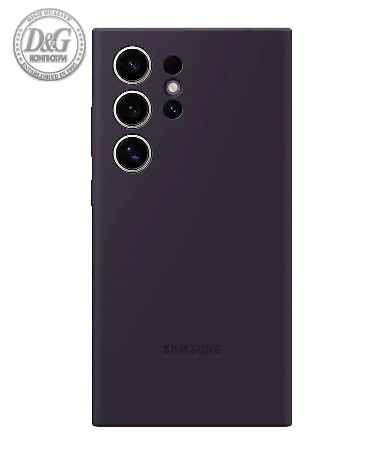 Samsung S24 Ultra Silicone Case Dark Violet