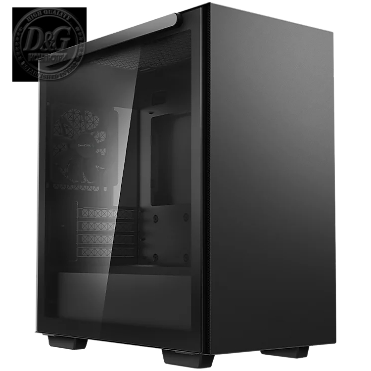 DeepCool MACUBE 110  Mid Tower Case, Mini-ITX / Micro-ATX / ATX / E-ATX, 2xUSB3.0, 1xAudio, ABS+SPCC+Tempered Glass, Mesh Pane R-MACUBE110-BKN GM1N-G-1