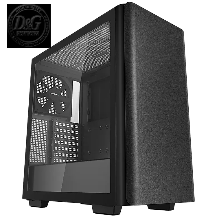 DeepCool CK500  Mid Tower Case, Mini-ITX / Micro-ATX / ATX / E-ATX, 2xUSB3.0, 1xAudio, 1xType-C, ABS+SPCC+Tempered Glass, Mesh Pane R-CK500-BKNNE2-G-1