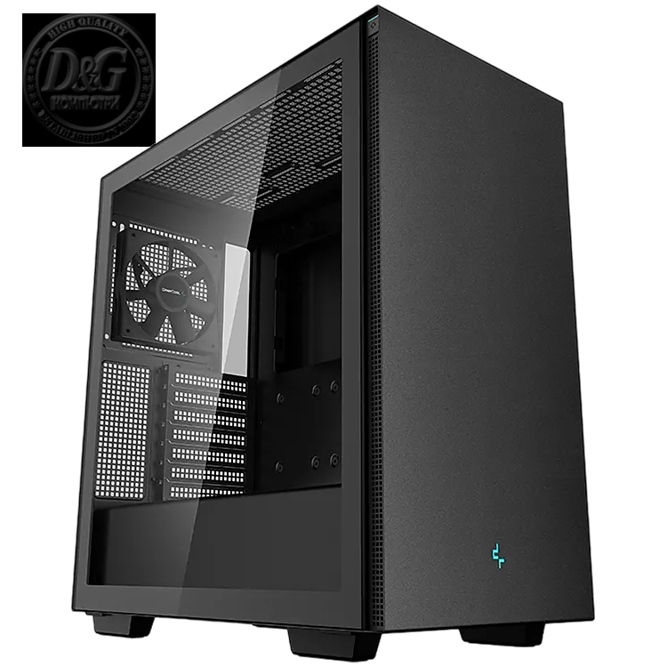 DeepCool CH510 Mid Tower Case, E-ATX/ATX/Micro-ATX/Mini-ITX, 2xUSB2.0, 1xUSB3.0, 1xAudio, 1xMic, ABS+SPCC+Tempered Glass, Mesh Panel R-CH510-BKNNE1-G-1