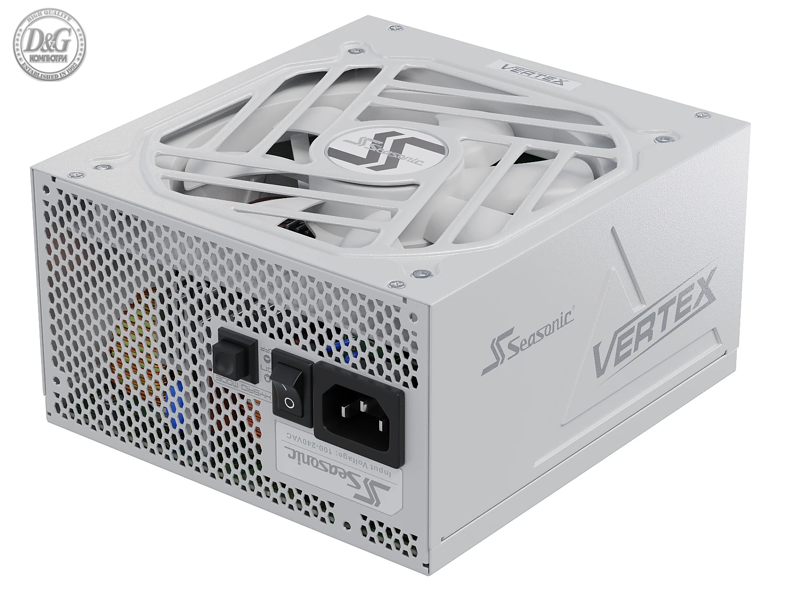 Seasonic захранване PSU ATX 3.0 1000W Gold - VERTEX GX-1000 White - 12102GXAFS-W