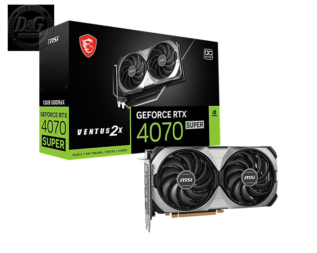 MSI RTX4070 SUPER 12 VEN 2X OC