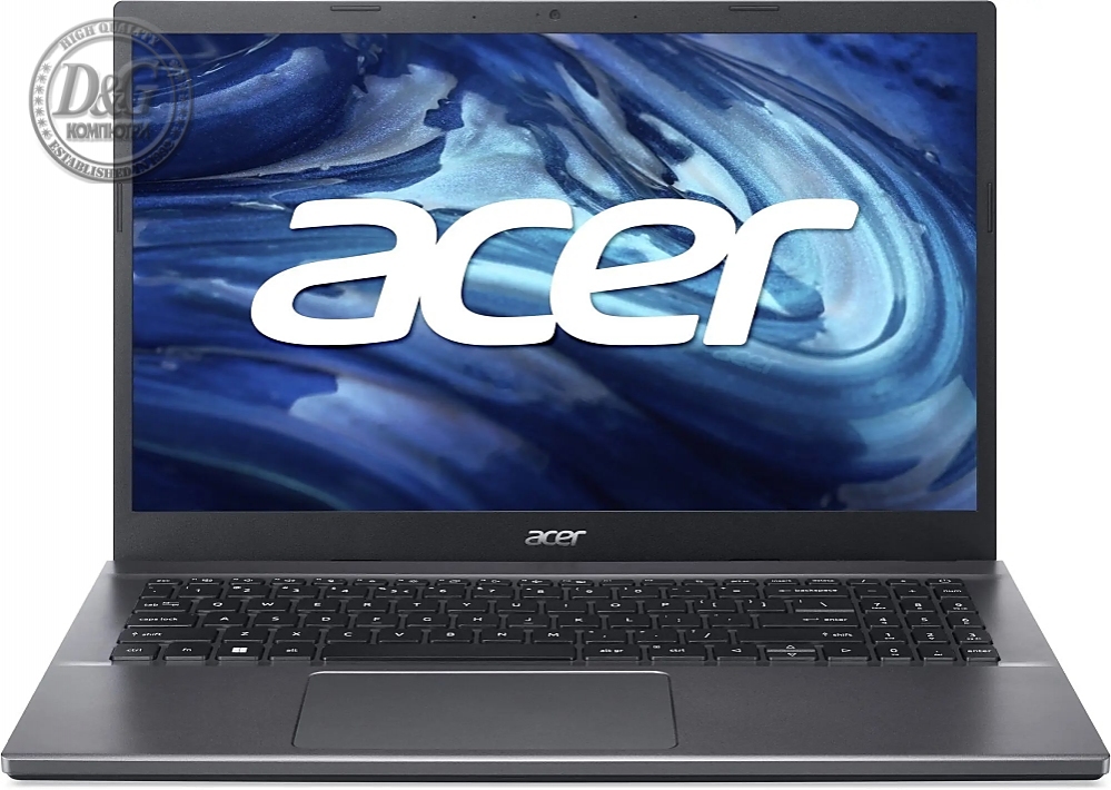 Acer Extensa EX215-55-319A, Intel Core i3-1215U (up to 4.4 GHz, 10MB), 15.6" FHD (1920x1080), 8GB DDR4, SSD 512GB NVMe, Intel UMA, HDD upgrade kit, RJ-45, 802.11ax, HD camera, BT, Win 11 Pro EDU, 2Y Warranty, Gray