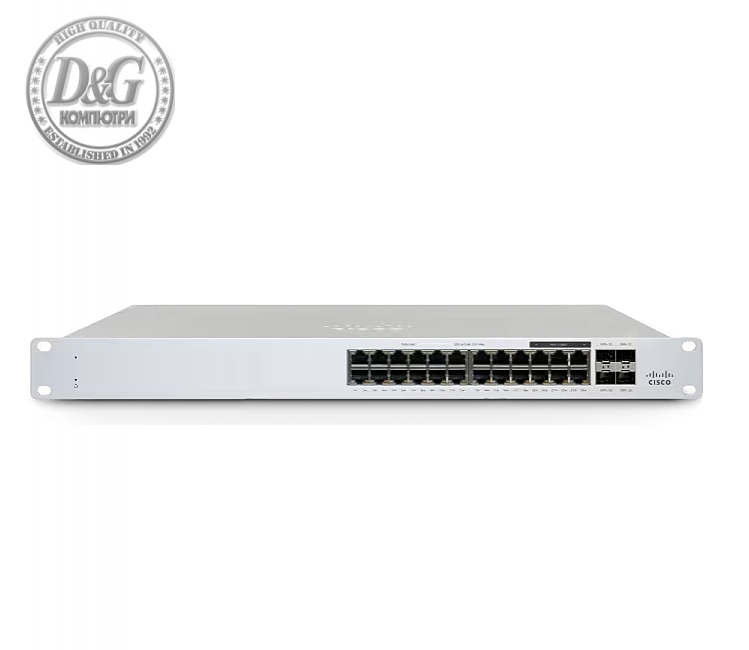 Cisco Meraki MS130-24X Cloud Mgd. 18GE + 6x(2.5GE) 370W PoE Switch