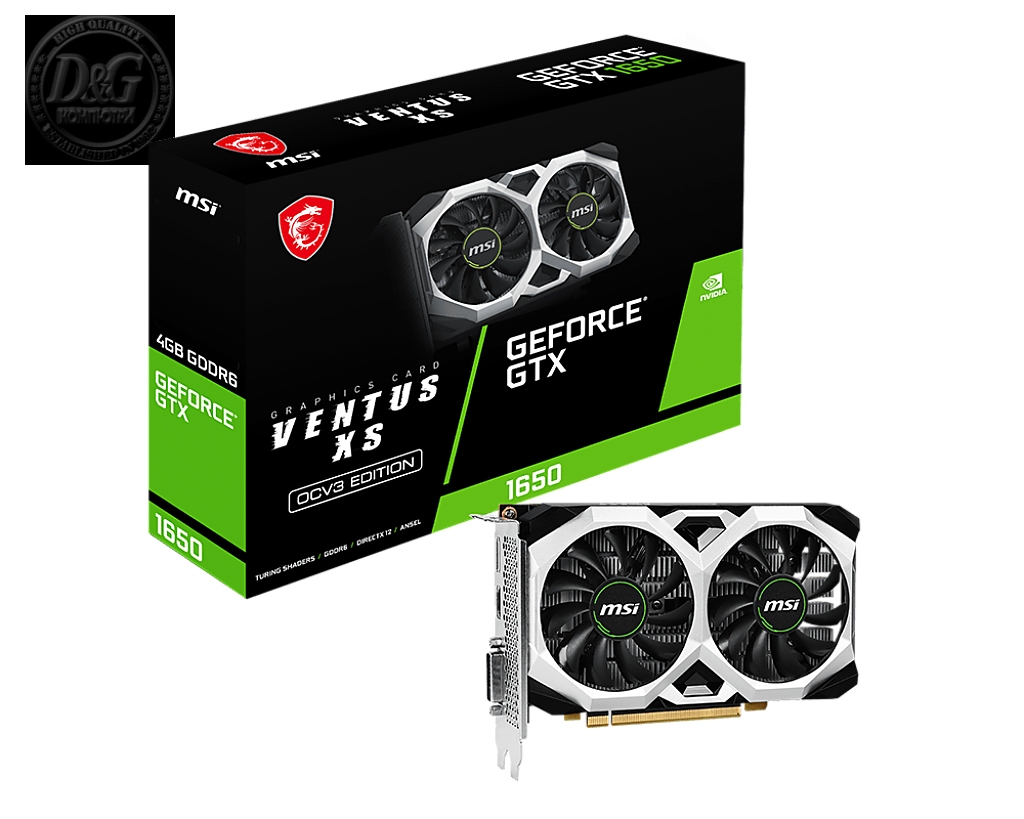 MSI GTX1650 D6 VENTUS XS OCV3