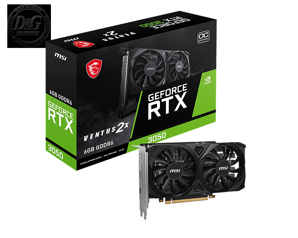 MSI RTX3050 VENTUS 2X 6G OC