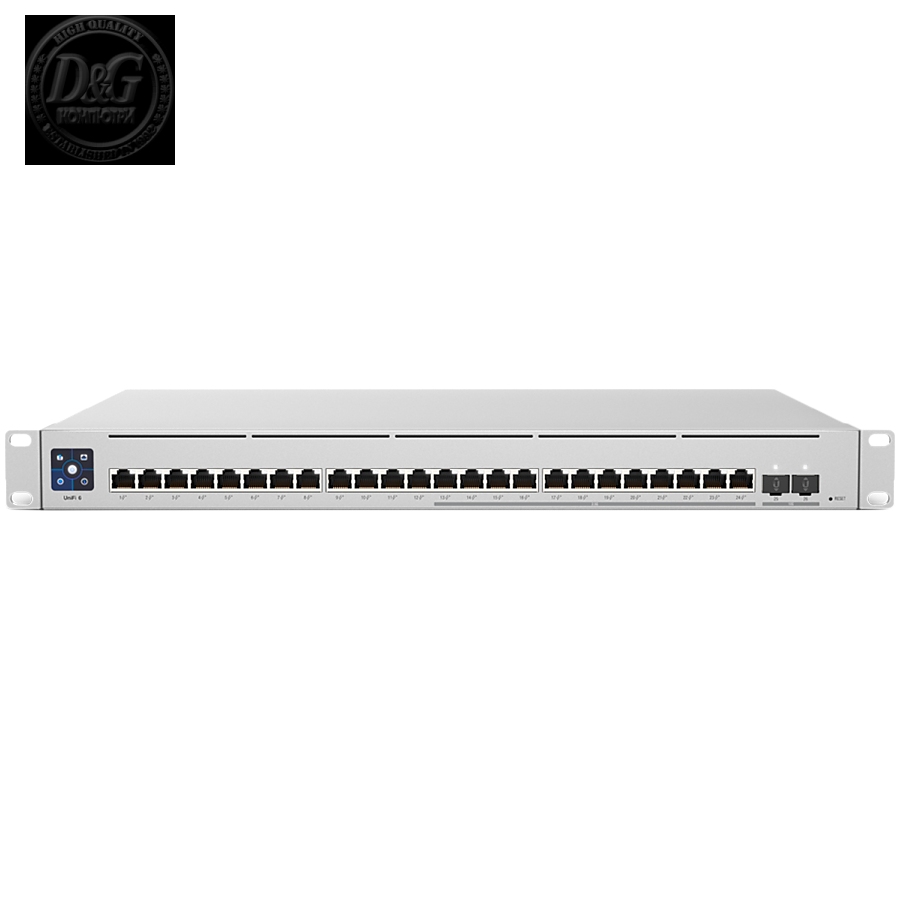 UniFi 24 port 2.5GbE POE switch with 2x SFP+ uplink