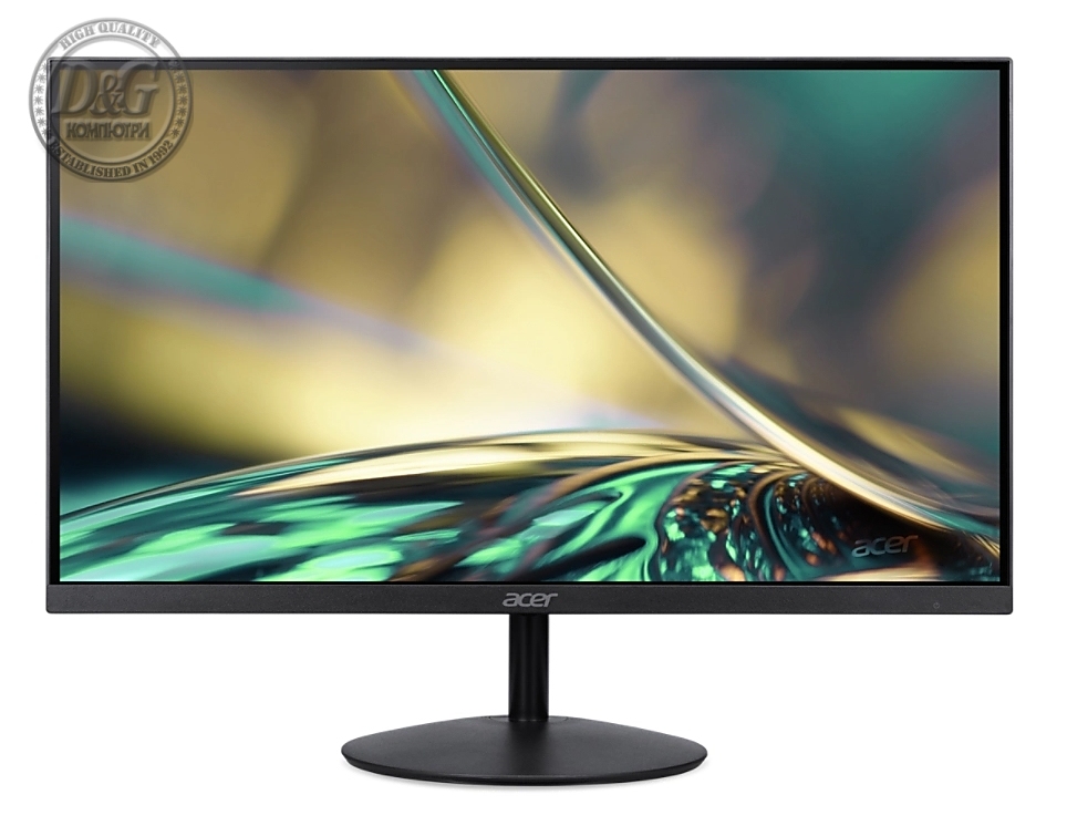 Acer SA222QEbi 21.5" IPS Wide, LED, ZeroFrame, FHD 1920x1080, FreeSync, AG, 1ms (VRB), 100Hz, Ultra-thin, 100M:1, 250 cd/m2, VGA, HDMI, Tilt, Bluelight shield, Flicker-Less, Acer Display Widget, Kensington Security, VESA, Black