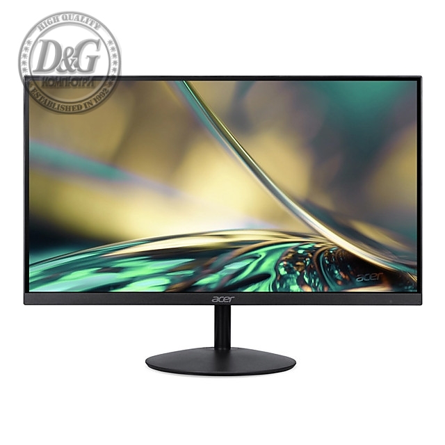 Acer SB242YEbi 23.8" IPS Wide, LED, ZeroFrame, FHD 1920x1080, FreeSync, AG, 1ms (VRB), 100Hz, Ultra-thin, 100M:1, 250 cd/m2, VGA, HDMI, Tilt, Bluelight shield, Flicker-Less, Acer Display Widget, Kensington Security, VESA, Black