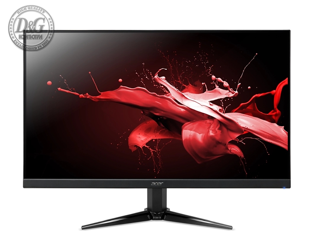 Acer Nitro QG241YEbii, 23.8" IPS, Anti-Glare, LED, ZeroFrame, FreeSync, 100Hz,1ms(VRB), 100M:1, 250nits, FHD (1920x1080), sRGB99%, VGA, 2xHDMI, Tilt, Black