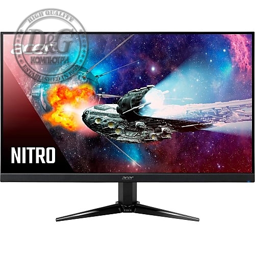 Acer Nitro QG241YM3bmiipx, 23.8" IPS, Anti-Glare, LED, ZeroFrame, FreeSync, 180Hz,1ms(VRB), 100M:1, 250nits, FHD (1920x1080), sRGB99%, DP, 2xHDMI, Audio out, Speaker 2Wx2, BlueLightShield Pro, Tilt, Black