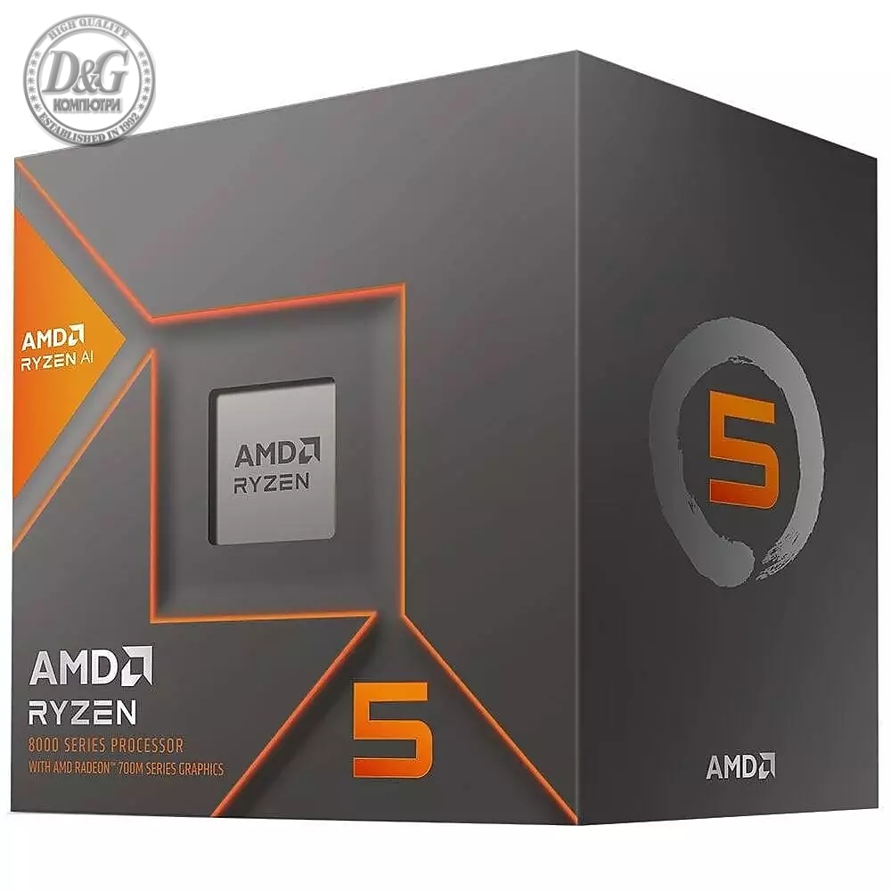 AMD Ryzen 5 8600G 6C/12T (4.3GHz / 5.0GHz Boost, 22MB, 65W, AM5)