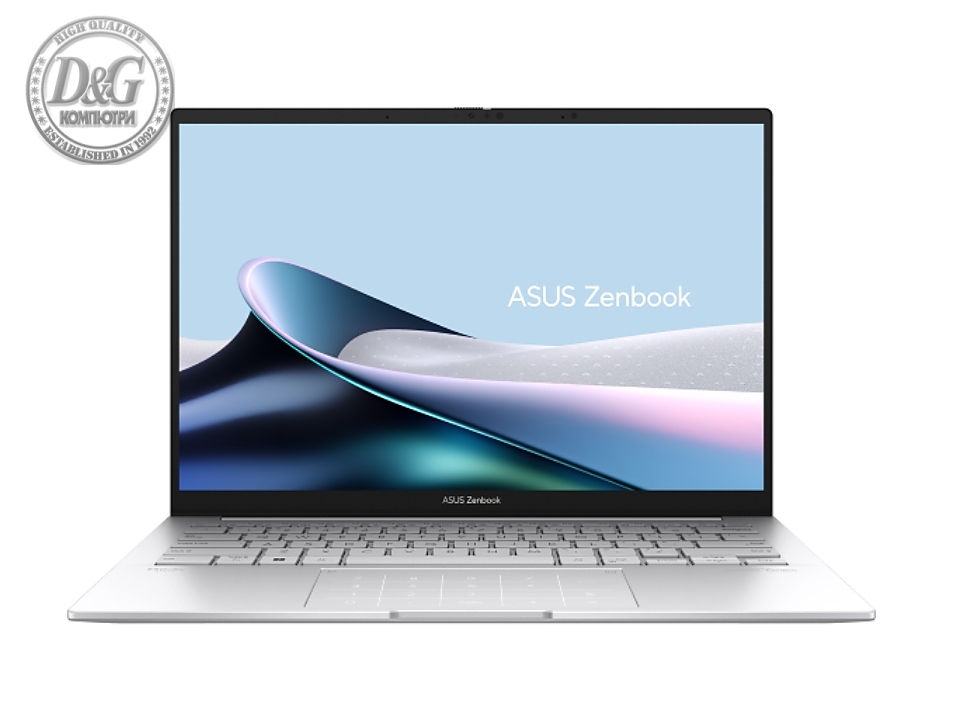 Asus Zenbook UX3405MA-QD131W, INTEL Ultra 7,14." OLED ,WUXGA 1920X1200 16:10, DDR5 16GB(ON BD.),1 TB PCIEG4 SSD, Intel Art Graphics, Widnows 11, Silver