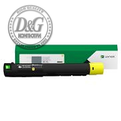 Lexmark 85D0HY0 CX930, 931 Yellow 16.5K Toner Cartridge