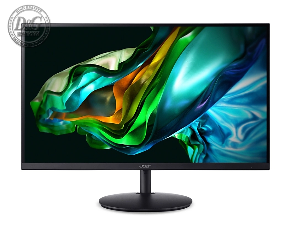 Acer SH242YEbmihux, 23.8", IPS, Anti-Glare, FHD 1920x1080, ZeroFrame, FreeSync, 100Hz, 1ms (VRB), 100M:1, 250 cd/m2, HDMI, 1xUSB Type -C (65W), Speakers 1Wx2, Audio out, VESA, Tilt, Swivel 360',Heght Adj.Bluelight shield, Flicker-Less, Black