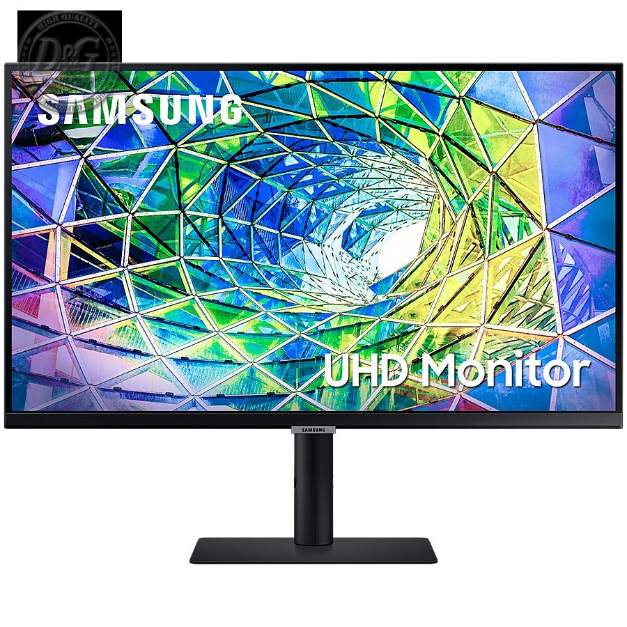 Monitor LED Samsung LS27A800UJPXEN HRM S80UA, 27" UHD FLAT 16:9 (3840x2160) IPS 60Hz, 300 cd/гЋЎ, 1000:1, HDR10, 5ms, 178/178, 1xDP 1xHDMI, 3xUSB 3.0 1xUSB-C (90W), 3.5 Jack, Tilt/Pivot/Swivel/HeightAdj (120mm), VESA 100x100, 3Y