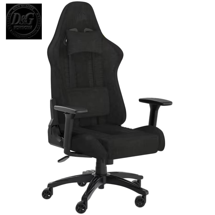 CORSAIR TC100 RELAXED Gaming Chair, Fabric - Black